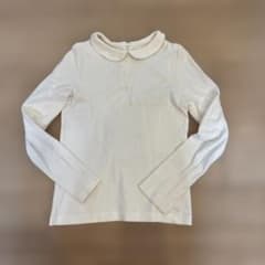 PETIT BATEAU 襟付き長袖カットソー 8ans/128cm usedのサムネイル