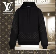 ルイヴィトン　サークルカットモノグラムロゴパーカー　BLACKのサムネイル