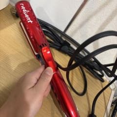 radiant ストレートヘアアイロン レッド　28mmのサムネイル