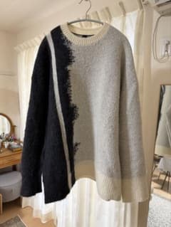 SHINYA KOZUKA(シンヤコヅカ) LINE knit アルパカ混ニット - メルカリ