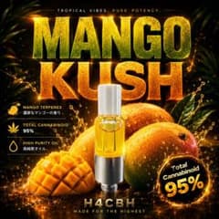 至福】琥珀の南果 MangoKush H4CBH 0.5mlリキッド 19 - メルカリ
