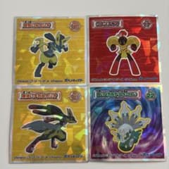 ポケモン ウエハースチョコ シール ステッカー 4枚セットのサムネイル