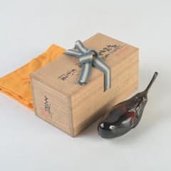茶道具　輪島塗　川岸充雅作　乾漆手造り　茄子香合　共箱　M　9990 茶道具 輪島塗 川岸充雅作 乾漆手造り 茄子香合 共箱 M 9990 - メルカリ