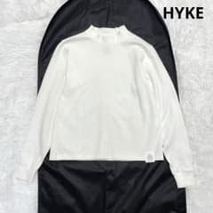 HYKE ハイク モックネック プルオーバー ホワイト 長袖 tシャツ - メルカリ