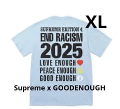 SUPREME GOODENOUGH END RACISM Tee XL 未着用 Supreme x GOODENOUGH End Racism Tee XL - メルカリ