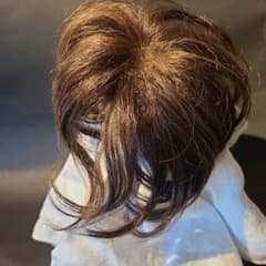 FONTAINE ダークブラウン トップウィッグ FONTAINE ダークブラウン トップピースウィッグ - メルカリ