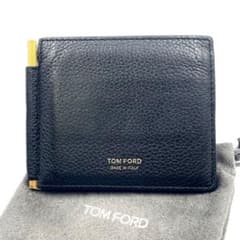 美品】トムフォード Tライン ソフトグレインカーフレザー