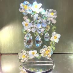サンキャッチャー　オクタゴンフラワー（クリスタル&ホワイト系）のサムネイル