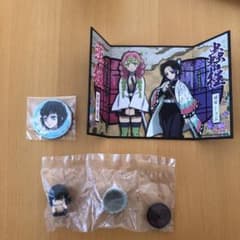 鬼滅の刃　缶バッチ　ガチャ　ミニ屏風のサムネイル