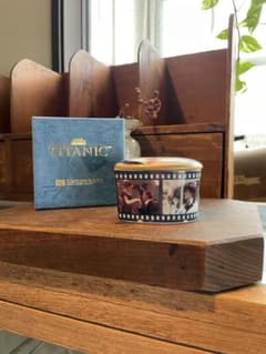 希少・箱付き】タイタニック TITANIC オルゴール ハート型 小物入れ