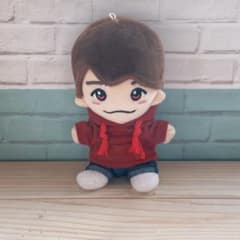 ぬい服 ちびぬい はぴぬい 服 パーカー 赤 - メルカリ