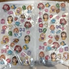 ディズニープリンセス立体シール2シートセットのサムネイル