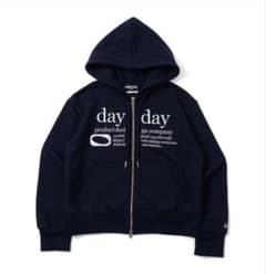 DAYDAYSEOUL ネイビー ジップアップパーカーのサムネイル