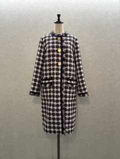 まいまいGRACE CONTINENTAL ノーカラーツイードコート まいまい様専用GRACE CONTINENTAL ノーカラーツイードコート - メルカリ