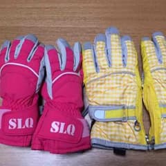スキー手袋 子ども用110センチ 二組セットのサムネイル