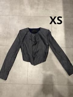 BCBGMAXAZRIA ノーカラージャケット ショート丈 XSのサムネイル