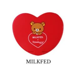 MILKFED × 리락쿠마 하트형 미러 | 레드 콜라보레이션 디자인 부록