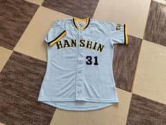 神タイガース掛布雅之 復刻ユニフォーム 青虎サイズL - メルカリ