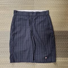 00s Dickies チェック ショーツ 膝下丈 シティーボーイ 古着 - メルカリ