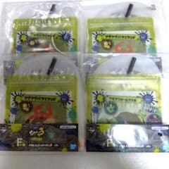 [Brand New, Unopened] Splatoon Ichiban Kuji Prize F: Set of 4 Cool Zipper Bags