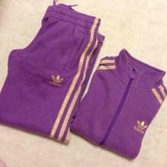 値下げ▲kids adidas▲セットアップ7-8Y ラプンツェルコラボ★送料込のサムネイル