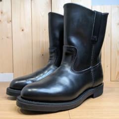 【希少/廃盤/未使用級】 RED WING 1180 ペコスブーツ 黒 7E