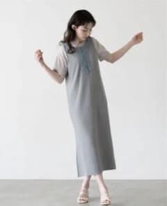 味噌田楽 様 専用 レースドッキングリブワンピースのサムネイル