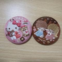 サンリオ刺繍缶バッチのサムネイル