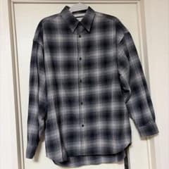 FREAK'S STORE グレー系チェック ネルシャツのサムネイル