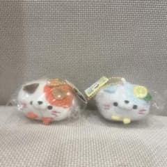 激レア☆ ご当地!もちふわころころにゃんこ　こキーホルダー　2匹セット