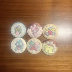 サンリオキャラクターズ 刺繍缶バッジ 6個セットのサムネイル