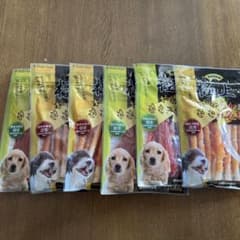 獣医師開発のおやつです。極上やわらかささみ巻き極上やわらかささみ細切りのサムネイル