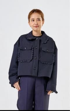 yori ジャケット　⭐︎新品未使用⭐︎ yori スカラップショートジャケット (36) - メルカリ