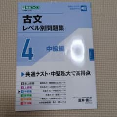古文レベル別問題集④中級編のサムネイル