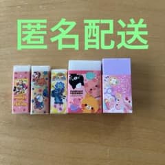 キャラクター消しゴム 5個セットのサムネイル