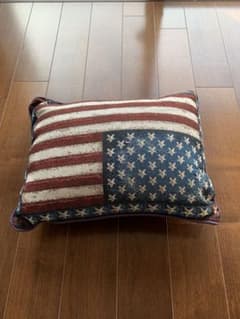 アメリカ星条旗デザインのクッション 37×27cm インテリア雑貨のサムネイル