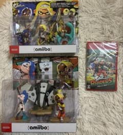 スプラトゥーン レイダース amiibo トリプルセット amiibo スプラトゥーン3 トリプルセット レイダース ソフト 3点セット