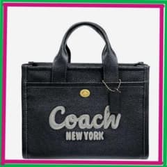 COACHコーチレザージャストサイズ26カーゴトートバッグ - メルカリ