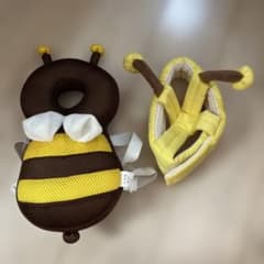 ごっつん防止用リュック&帽子　蜂のサムネイル