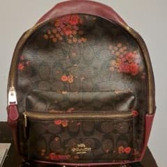 値下げ中美品Coach フローラルプリント リュックのサムネイル