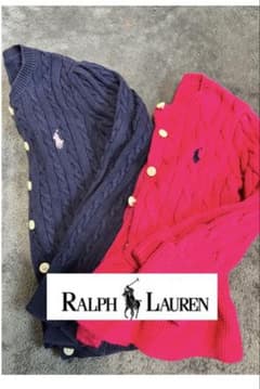 Ralph Lauren ケーブルニット カーディガン 100~110のサムネイル