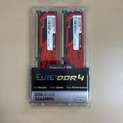 TEAMGROUP ELITE DDR4 32GB（16GB×2）2666MHz - メルカリ