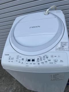 TOSHIBA ZABOON 洗濯乾燥機 AW-8V9 （W）8kg - メルカリ