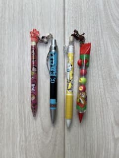 平成レトロ　キャラクター柄 シャープペンシル 4本セットのサムネイル