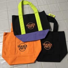 Trader Joe's ハロウィン　限定　ミニトートバッグ　3個セットのサムネイル