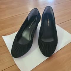 tsumori chisato WALK 펌프스 블랙 22.5cm
