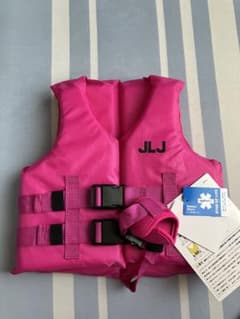 JLJ ピンク ライフジャケット L.S.A.J.エンブレムのサムネイル