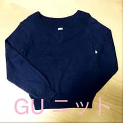 【購入専用ページ】GU ニット♡ネイビー 紺のサムネイル