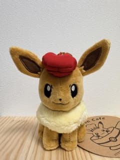 포켓몬 카페 이브이 봉제 인형 키 체인 태그 포함