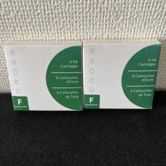 Cross クロス 万年筆 8921S 黒インクカートリッジ 2箱 6本入り